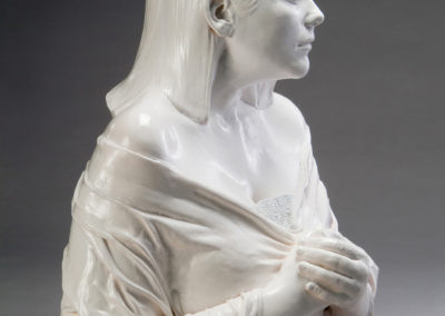 Margaret (2006) - 24(h) x 22(w) x 15(d) - airbrushed and glazed earthenware