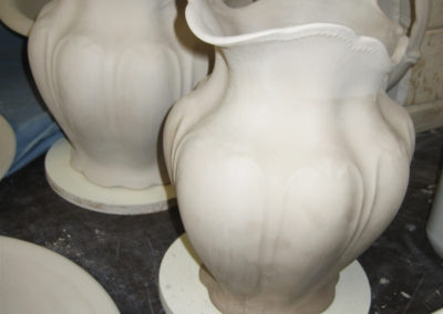 Cast ceramic washing pitcher